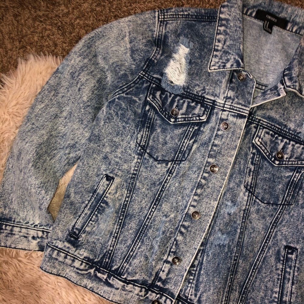 Forever 21 Denim Jean Jacket